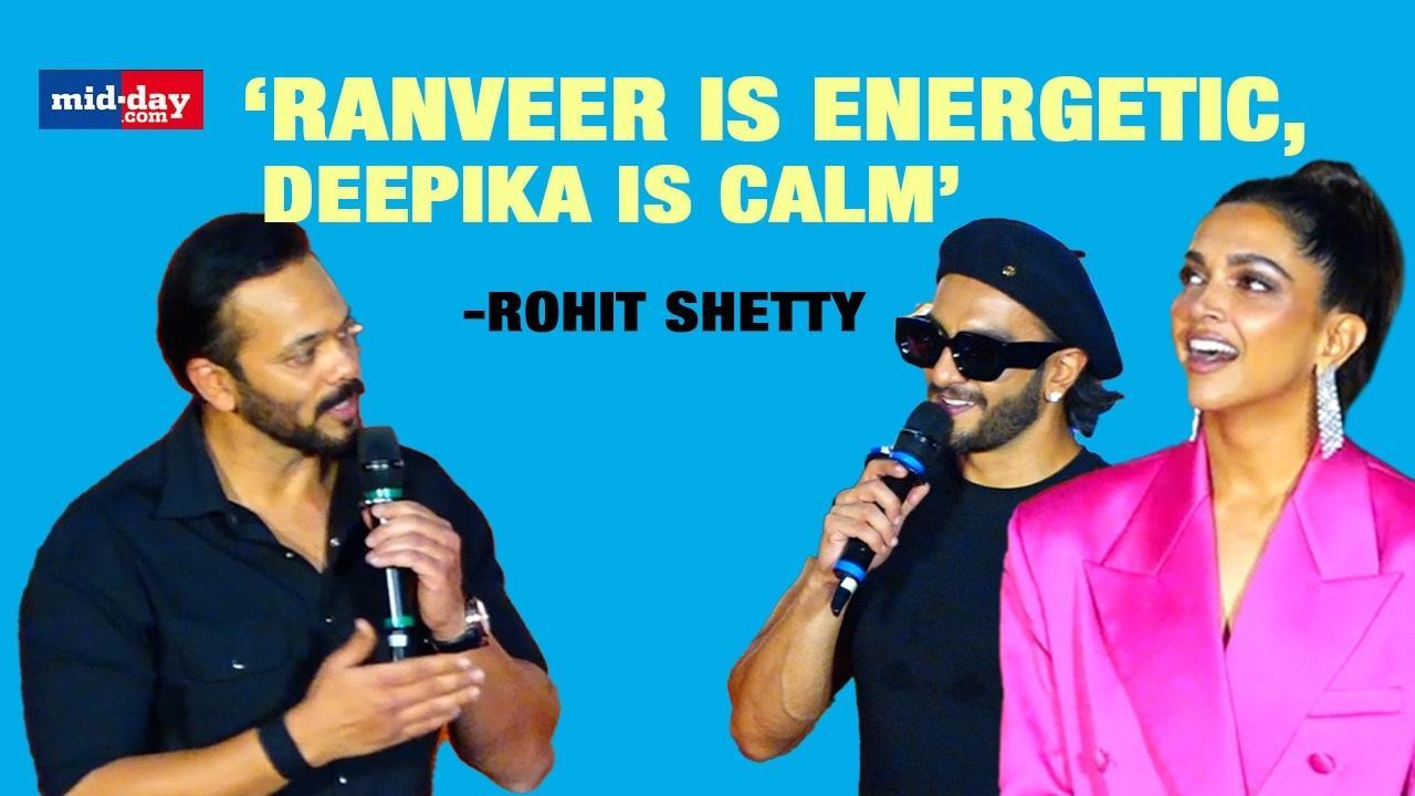 Rohit Shetty Compares Deepika & Ranveer, Says ‘Ranveer Is Energetic, Deepika Is 